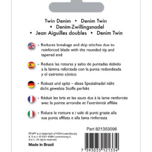 Igła PFAFF® Twin Denim 4mm Rozmiar 100/16 – 1 sztuka