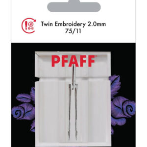 Igła podwójna do haftu PFAFF® 2 mm, rozmiar 75/11 – 1 szt.