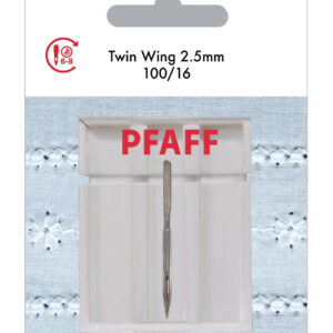 Igła PFAFF® Twin Wing 2,5 mm Rozmiar 100/16 – 1 sztuka