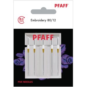 Igły do haftu PFAFF® rozmiar 80/12 – zestaw 5 szt.